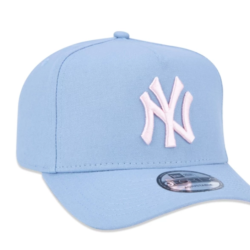 Boné 9FORTY A-Frame Snapback MLB New York Yankees Aba Curva Azul
