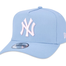 Boné 9FORTY A-Frame Snapback MLB New York Yankees Aba Curva Azul